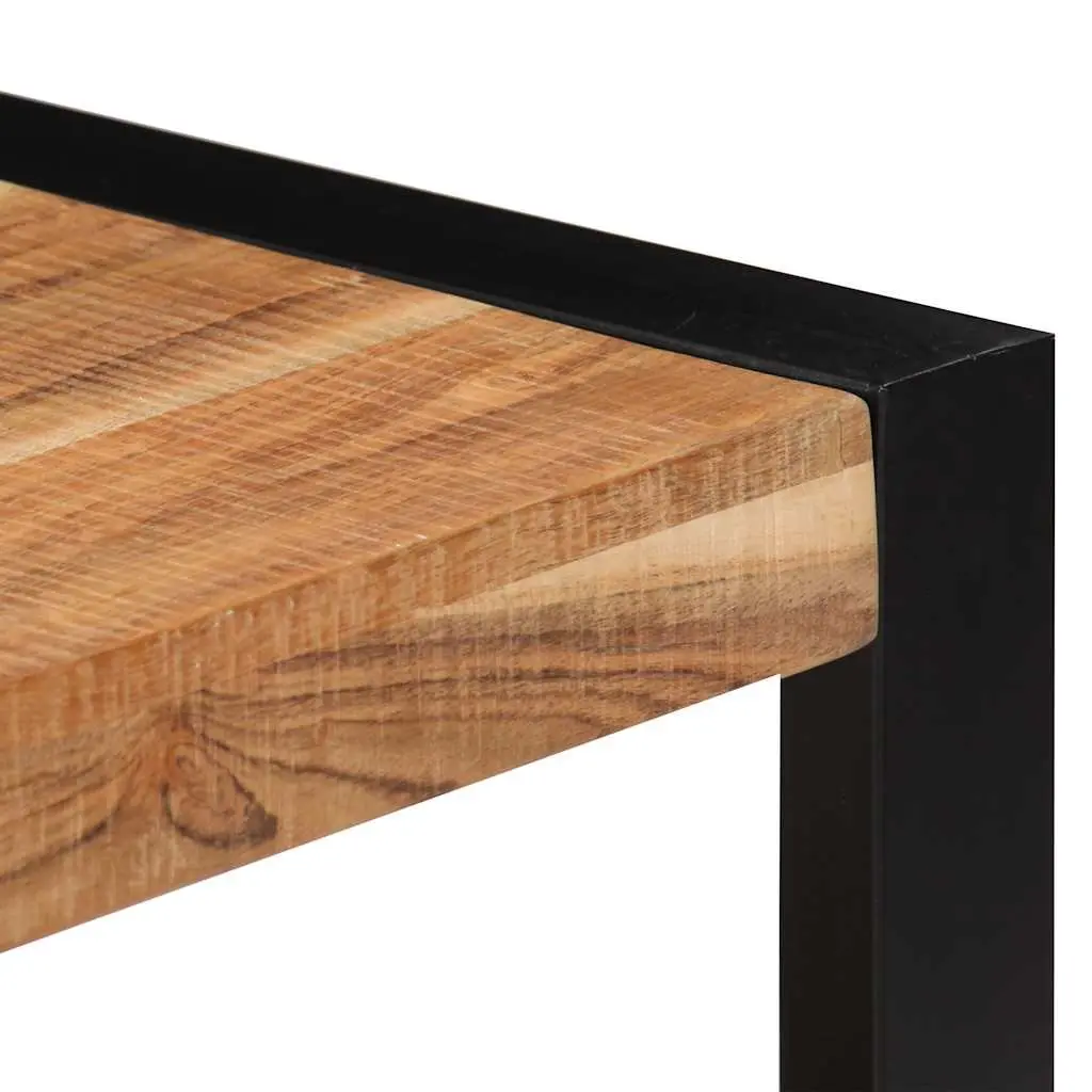 Coffee Table Retro 60x60x40 cm Brown Solid Acacia Wood Handmade