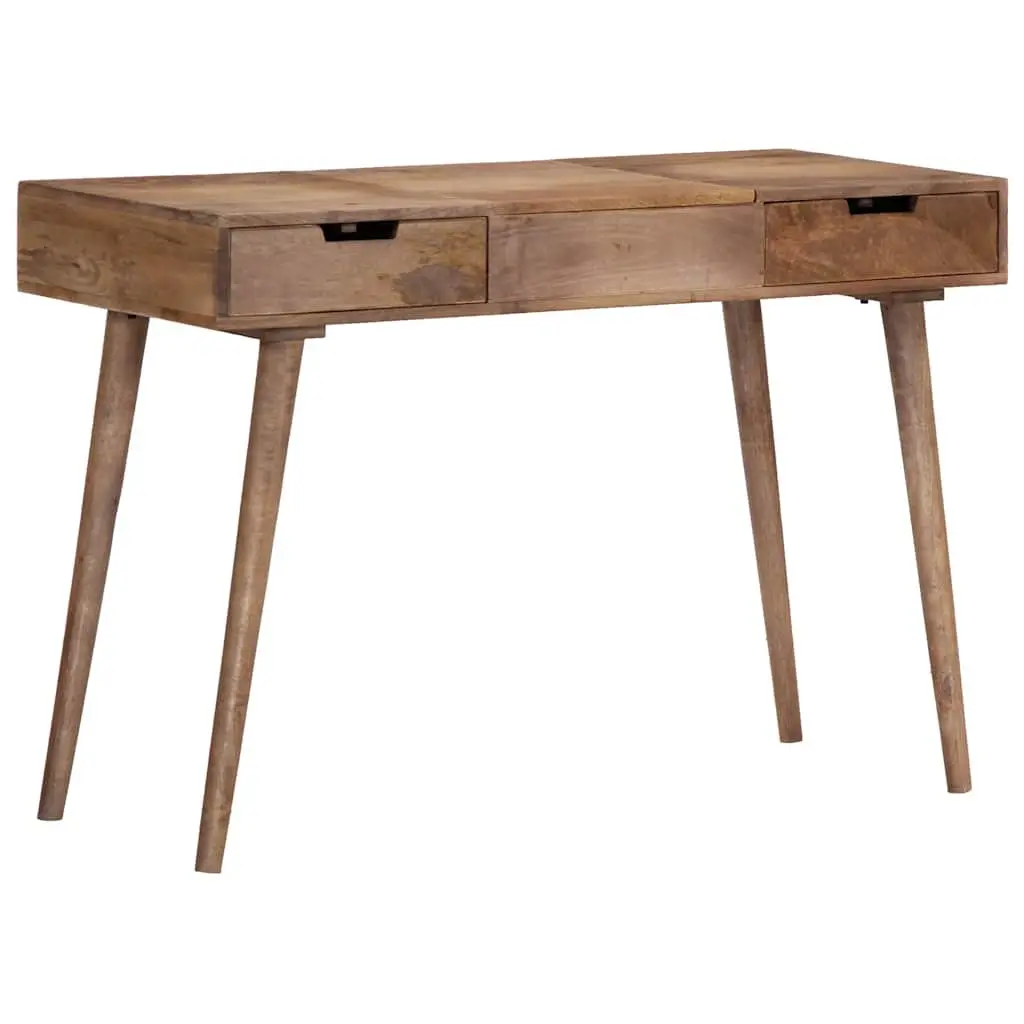 Dressing Table 112x45x76 cm Bedroom Vanity with Mirror 2 Drawers 4 Compartments