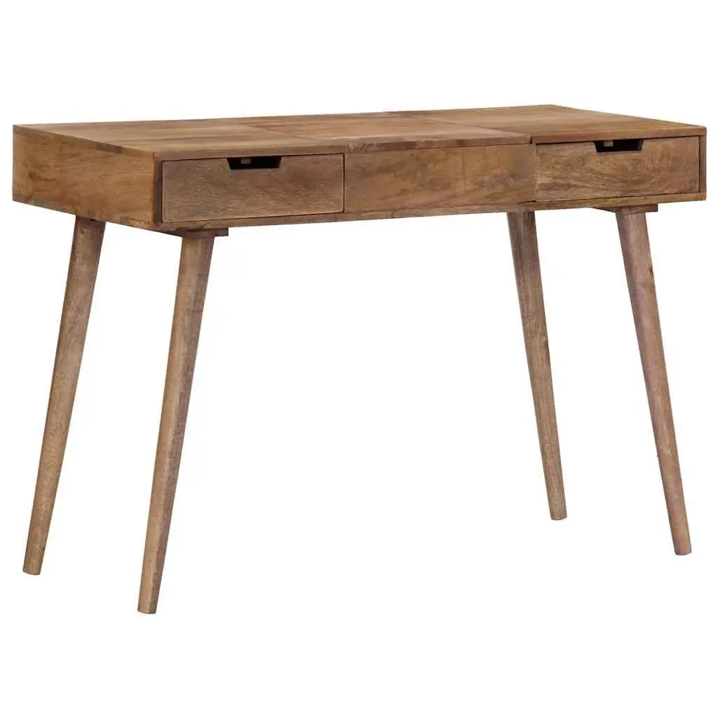 Dressing Table 112x45x76 cm Bedroom Vanity with Mirror 2 Drawers 4 Compartments
