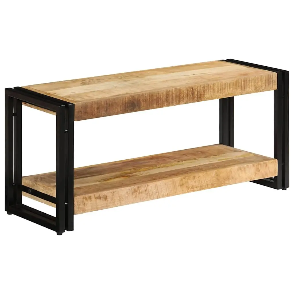 Antique Style TV Cabinet 90x30x40cm Solid Mango Wood