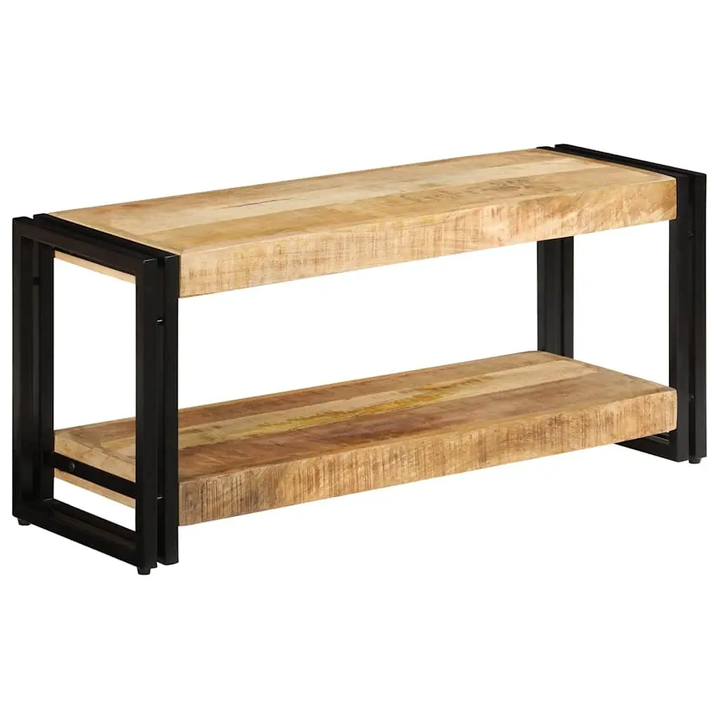 Antique Style TV Cabinet 90x30x40cm Solid Mango Wood