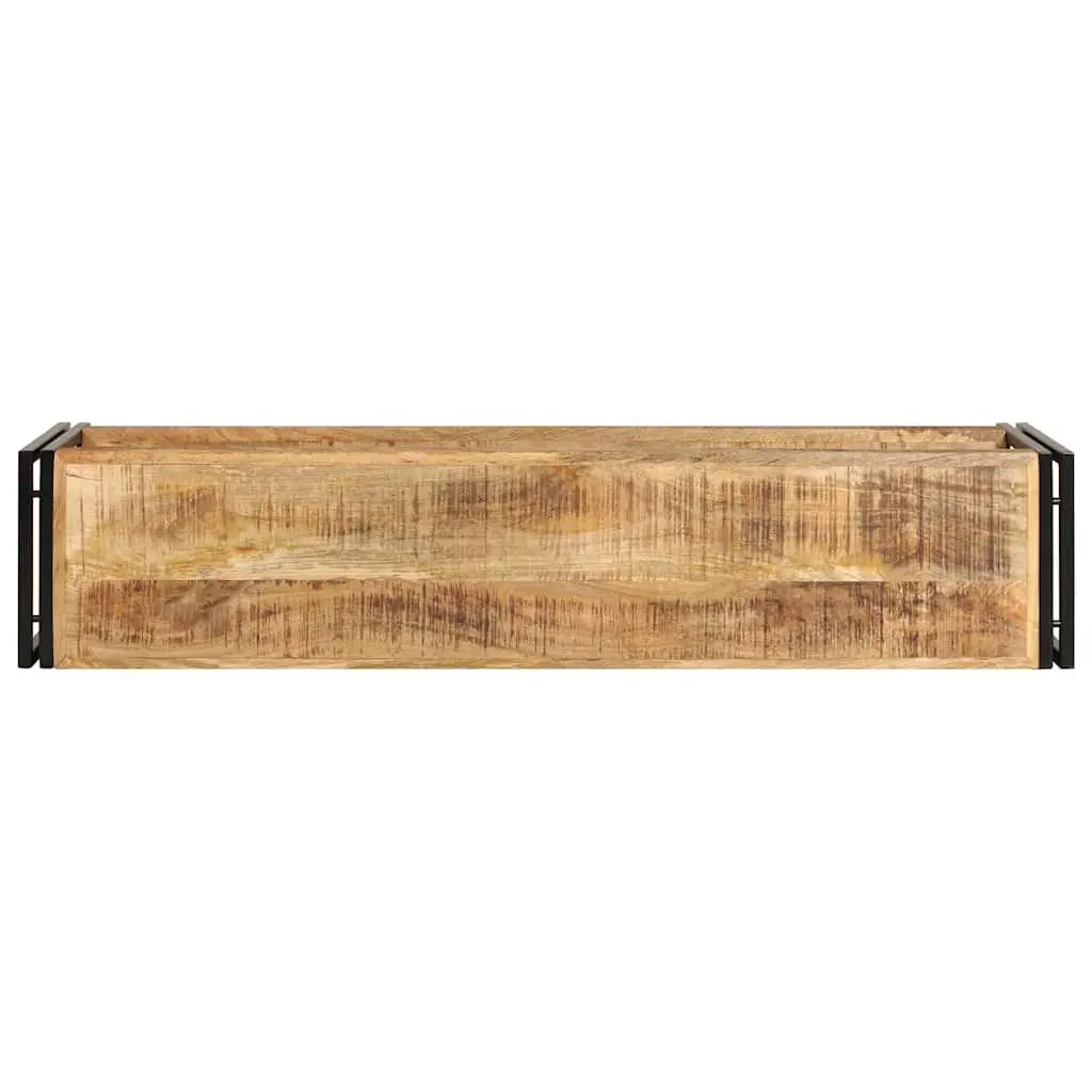 Vintage Mango Wood TV Cabinet with Industrial Legs