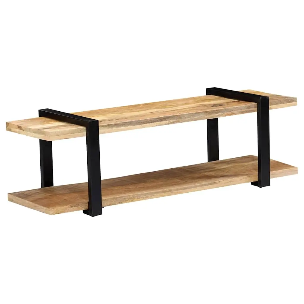 Solid Mango Wood TV Cabinet 130x40x40 cm in Brown
