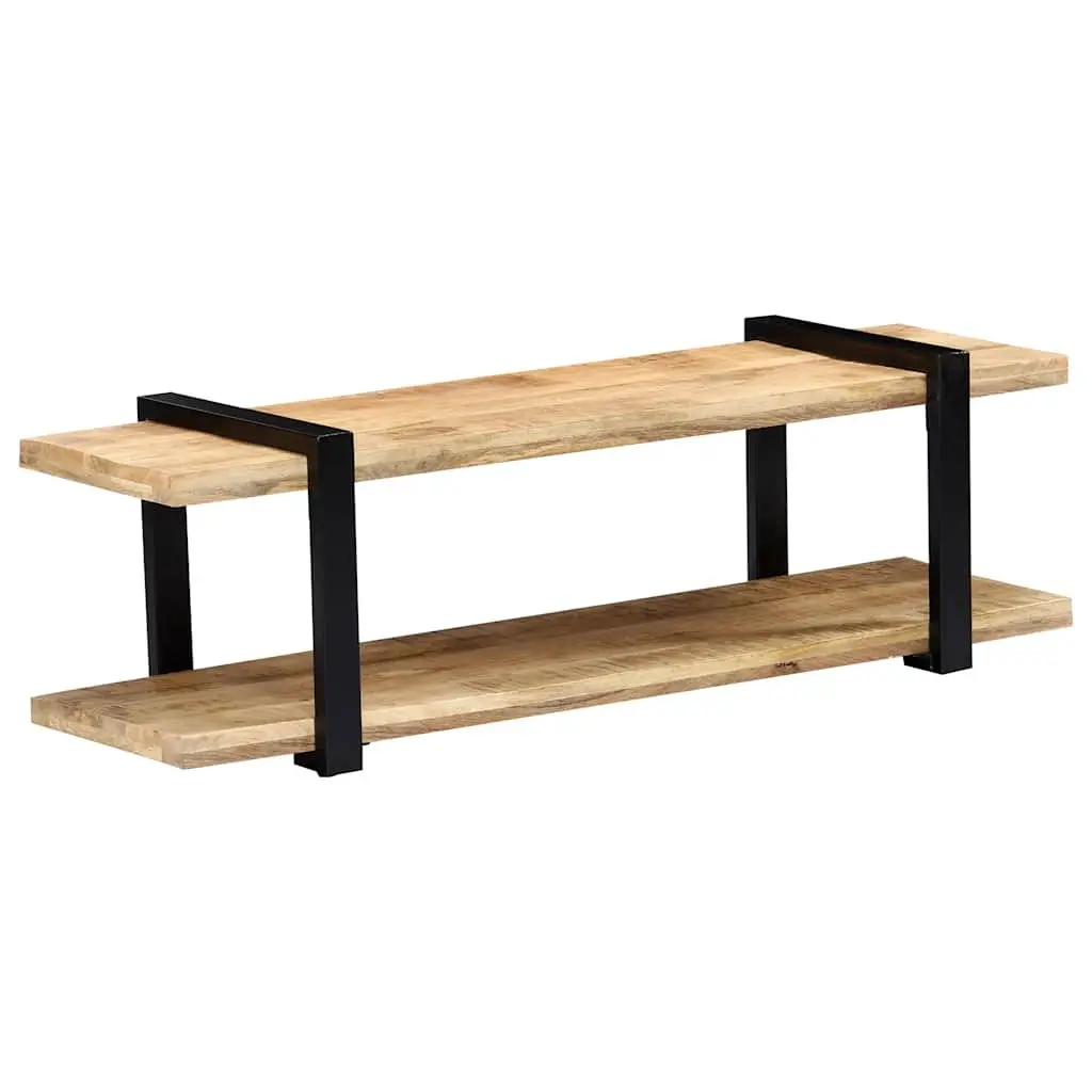 Solid Mango Wood TV Cabinet 130x40x40 cm in Brown