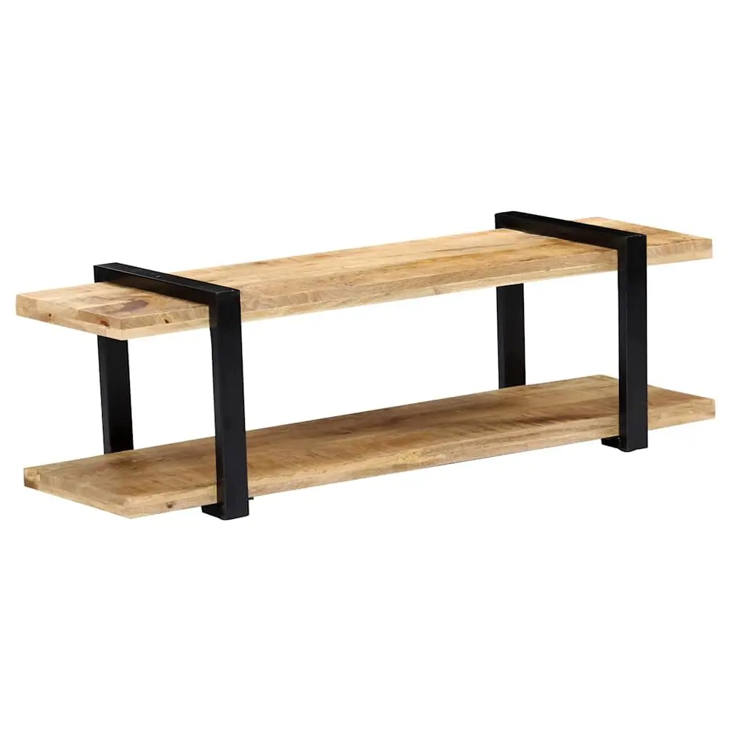 Solid Mango Wood TV Cabinet 130x40x40 cm in Brown
