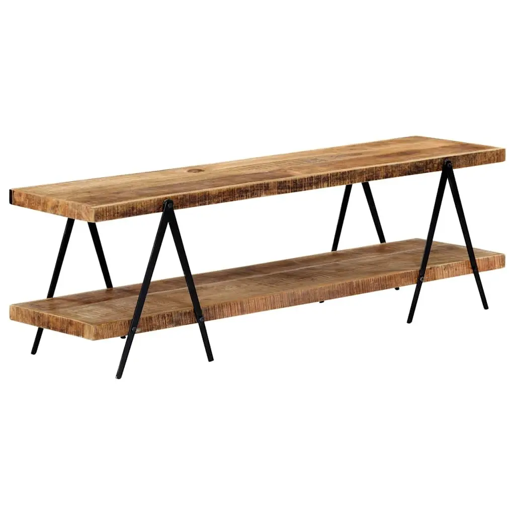 TV Cabinet Solid Mango Wood 160x40x50 cm Storage Unit Media Furniture