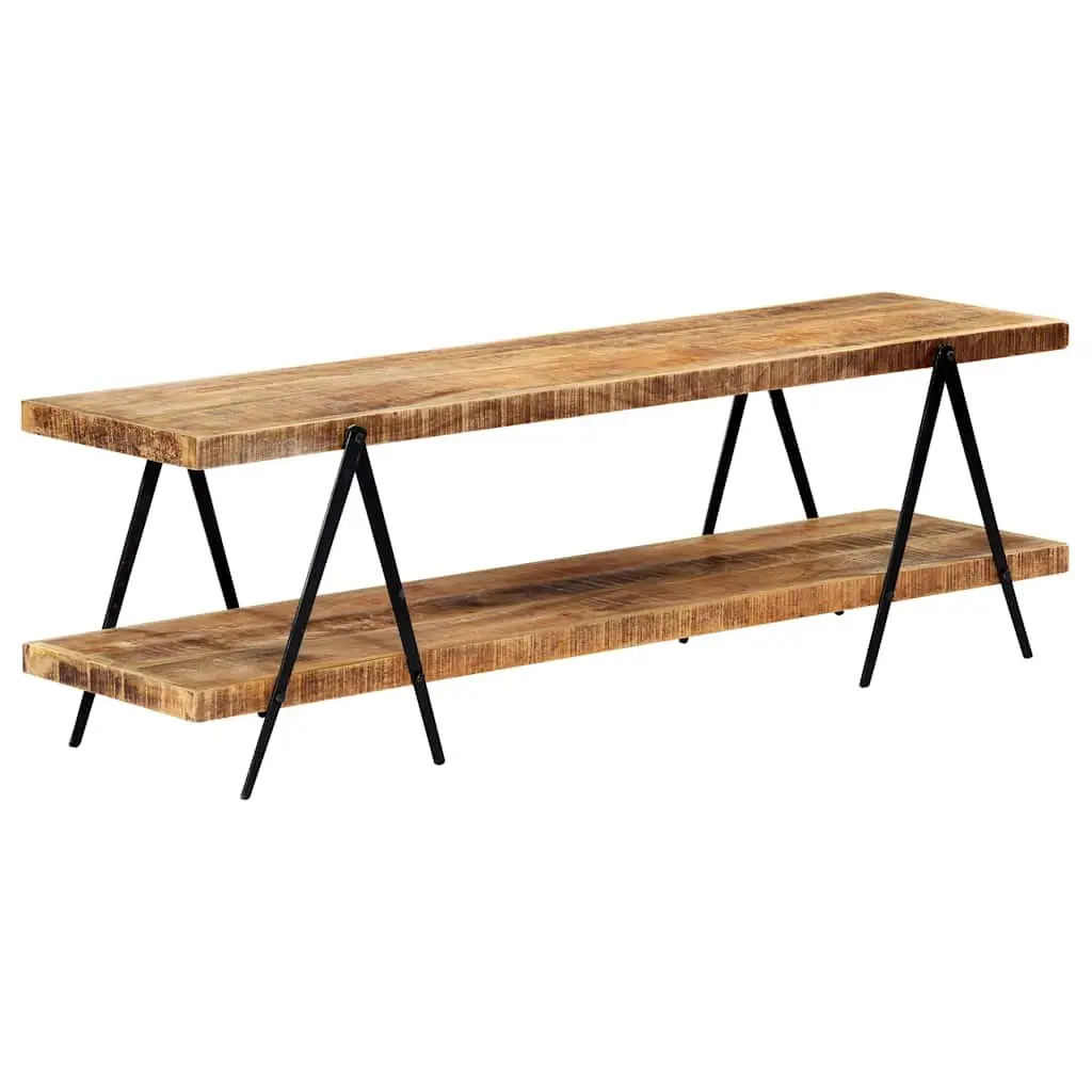 TV Cabinet Solid Mango Wood 160x40x50 cm Storage Unit Media Furniture