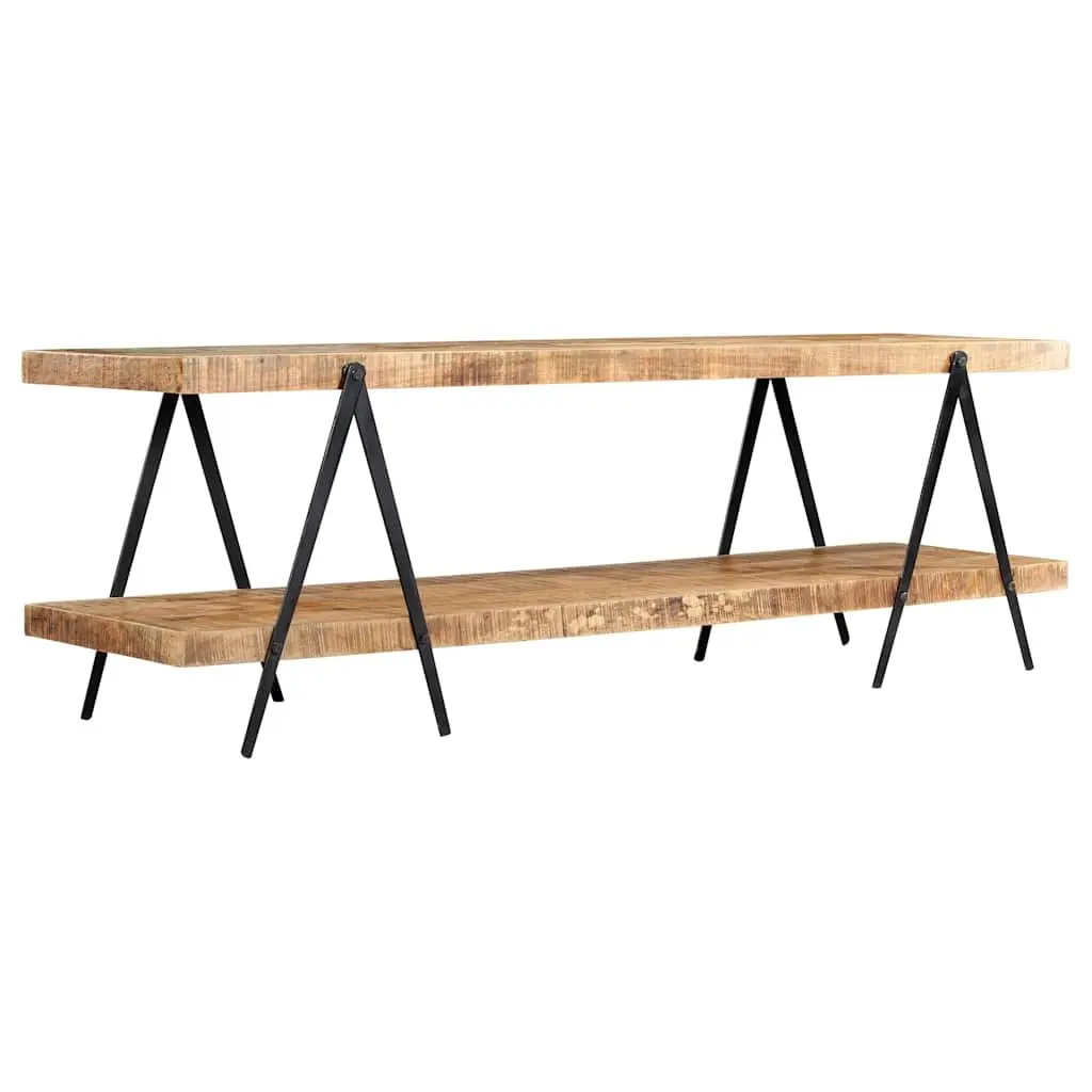 TV Cabinet Solid Mango Wood 160x40x50 cm Storage Unit Media Furniture
