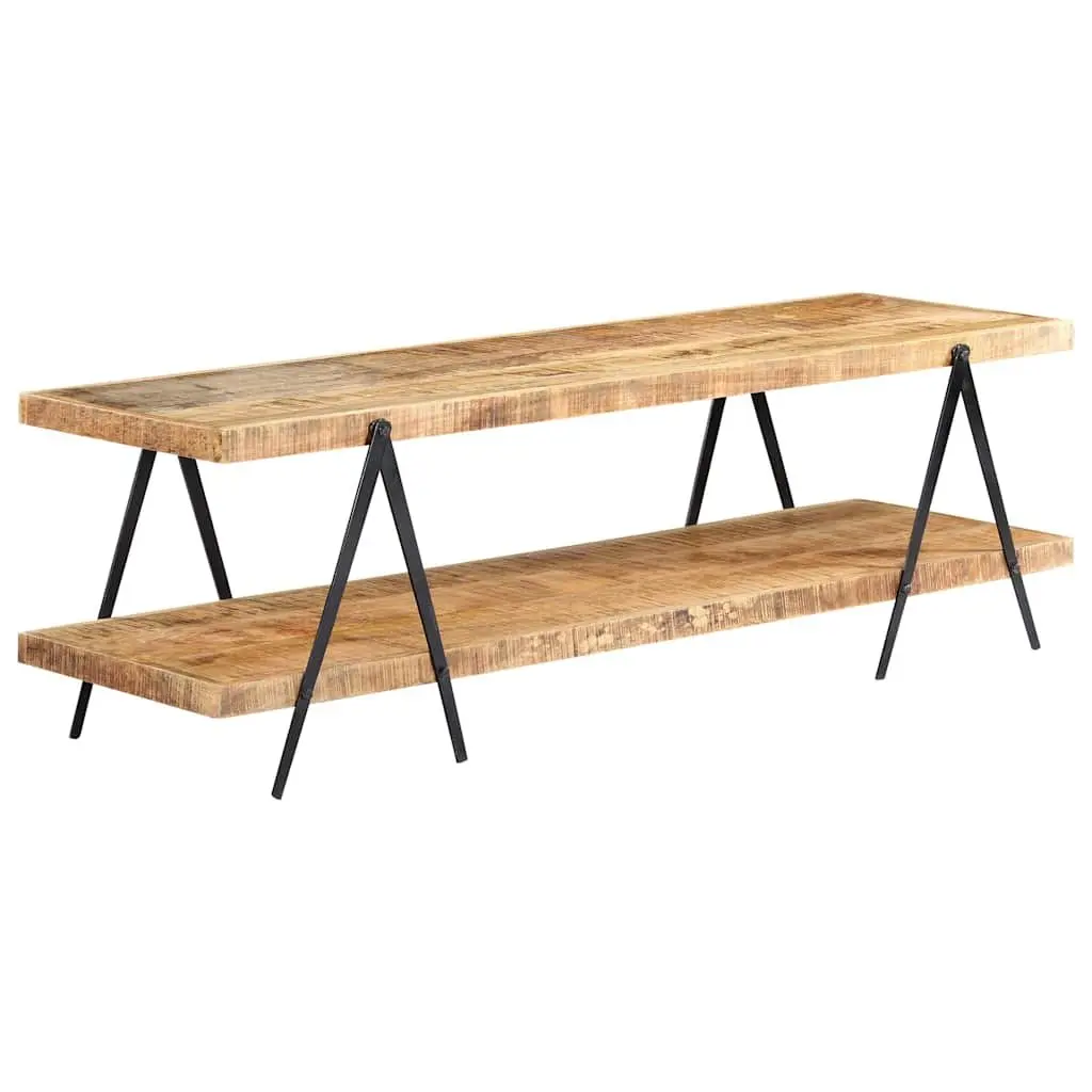 TV Cabinet Solid Mango Wood 160x40x50 cm Storage Unit Media Furniture