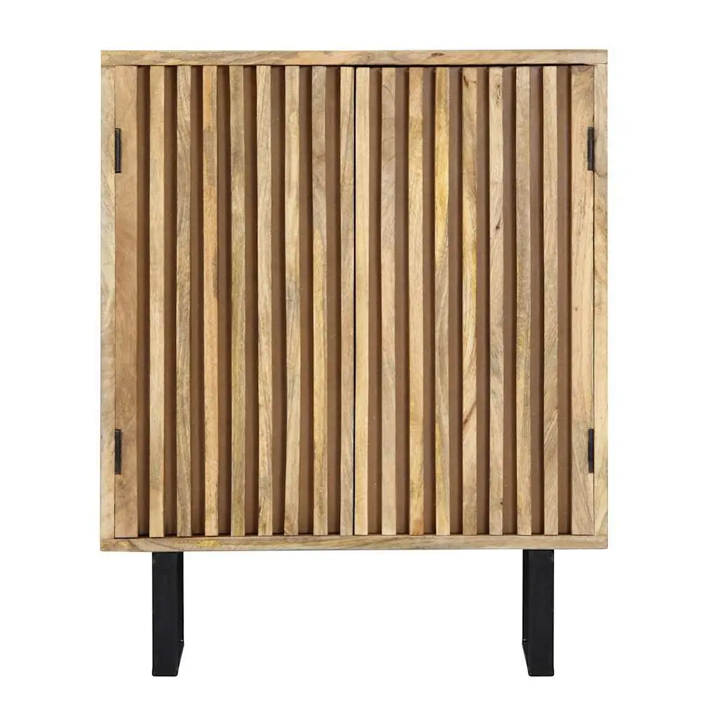 Brown Solid Mango Wood Sideboard