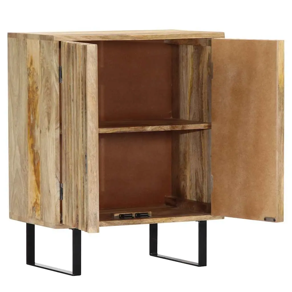Brown Solid Mango Wood Sideboard