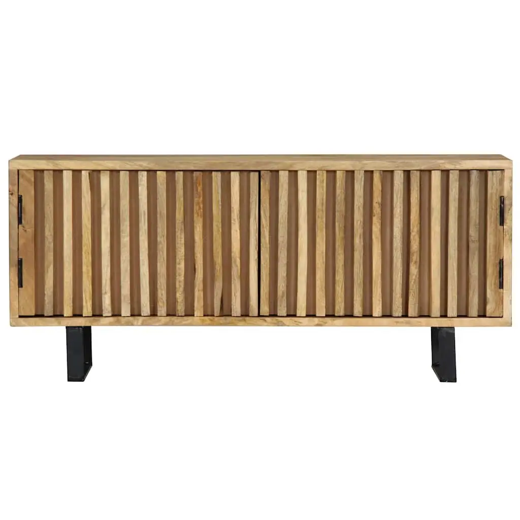 Solid Mango Wood TV Cabinet with Storage
