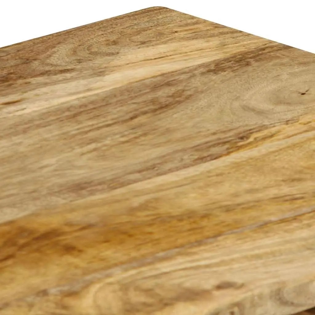 Solid Mango Wood TV Cabinet with Storage