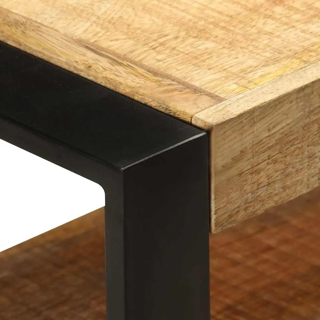 TV Cabinet Rustic 150x30x45 cm Solid Mango Wood Lowboard Storage Drawers