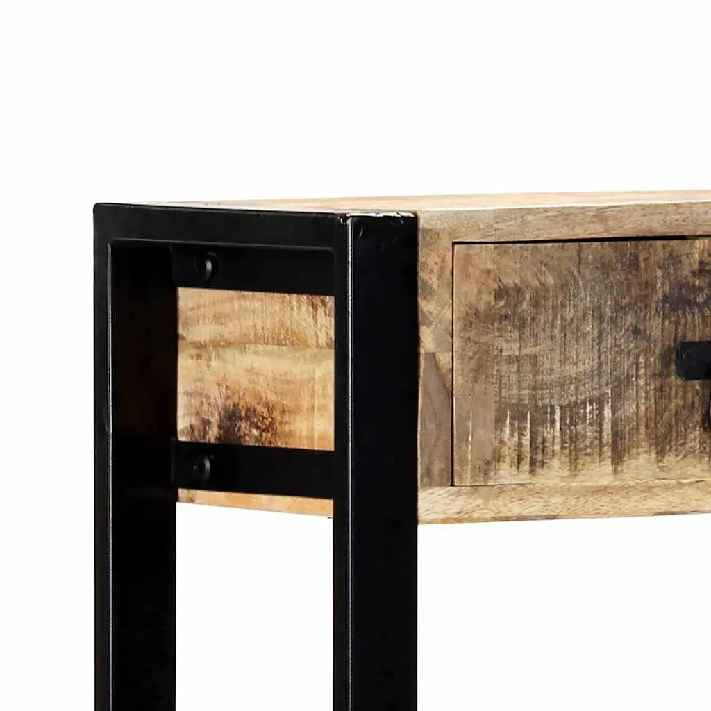 Solid Mango Wood Console Table 90x30x75 cm for Entryway