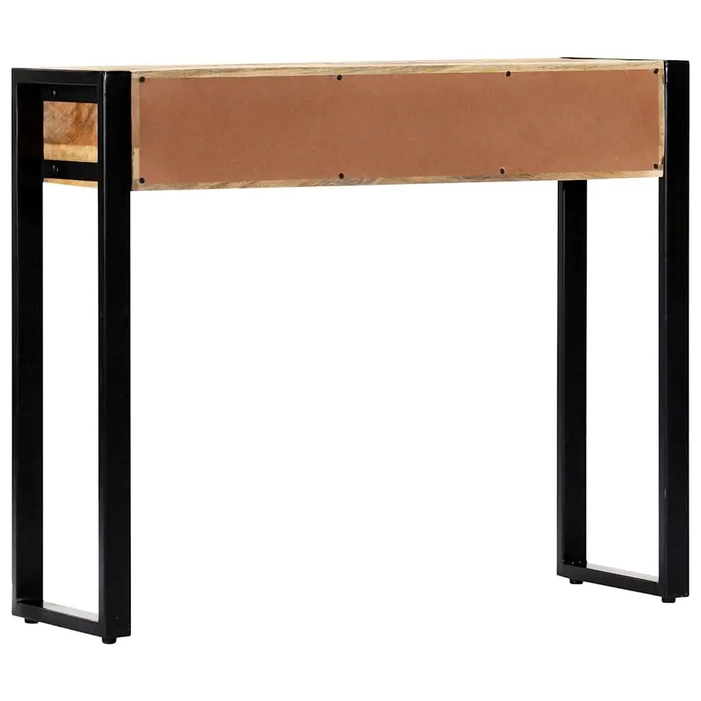 Solid Mango Wood Console Table 90x30x75 cm for Entryway