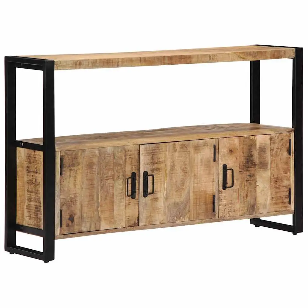 Side Cabinet Brown 120x30x75 cm Solid Mango Wood