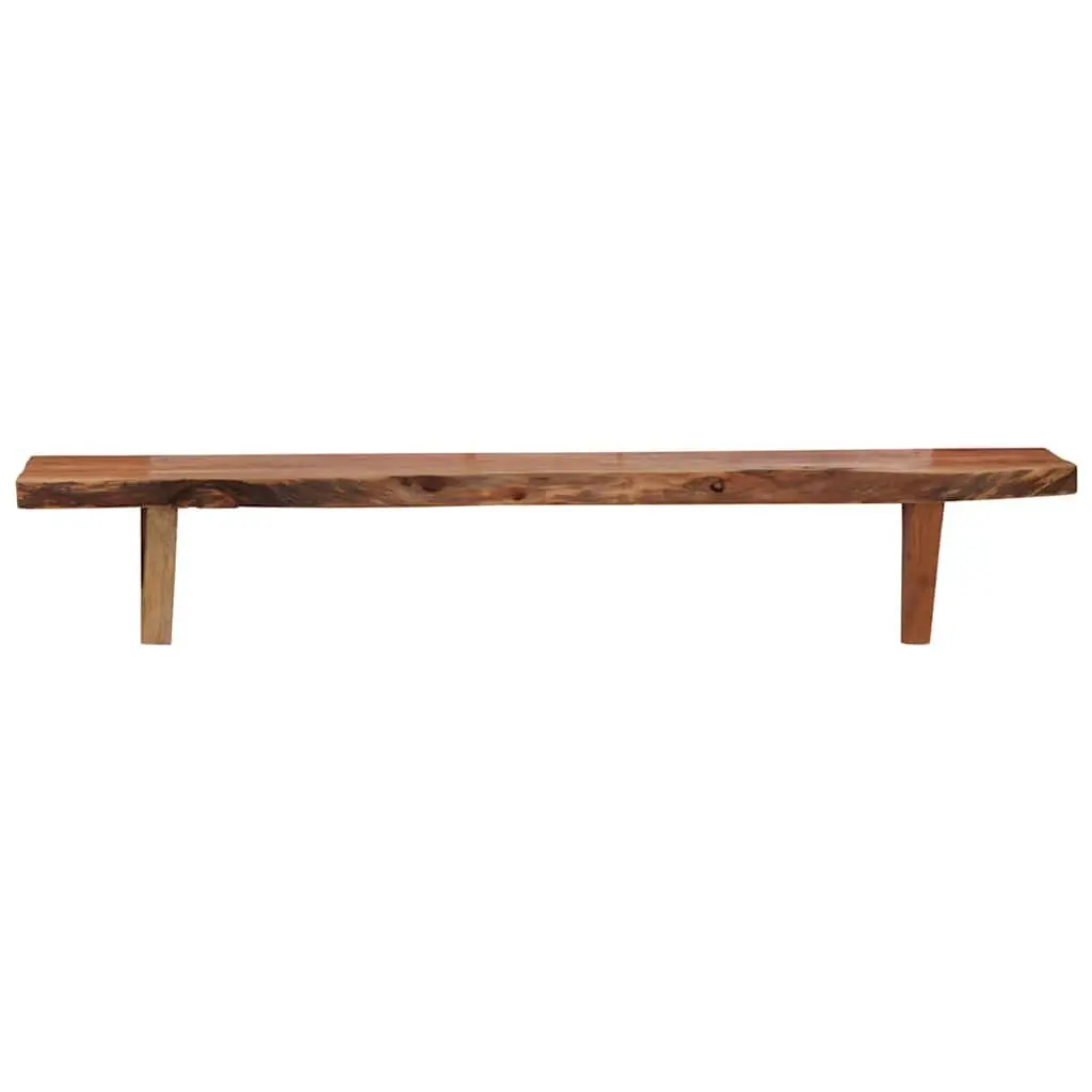 Solid Acacia Wood Wall Shelves 2 pcs 90x20x18 cm