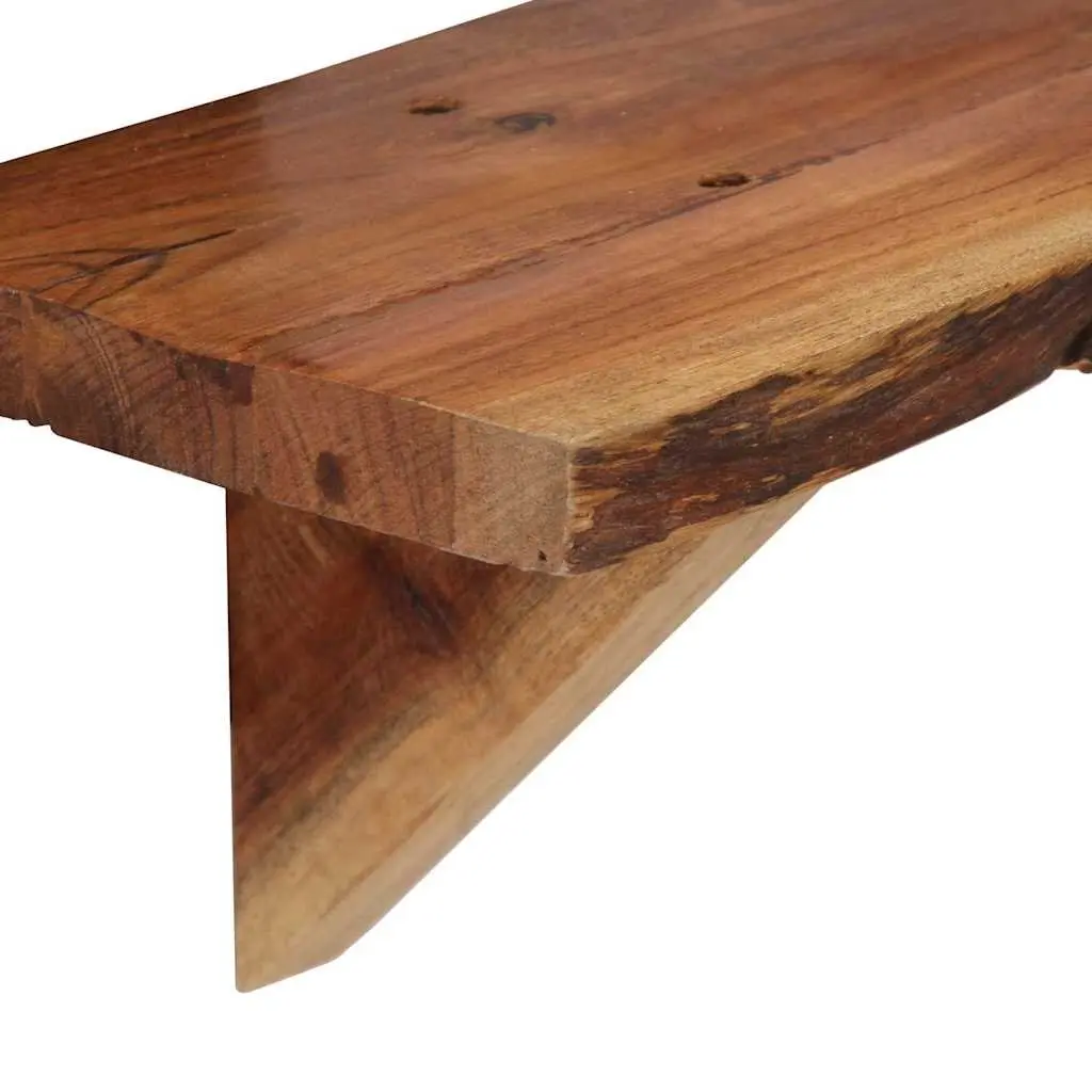 Solid Acacia Wood Wall Shelves 2 pcs 90x20x18 cm