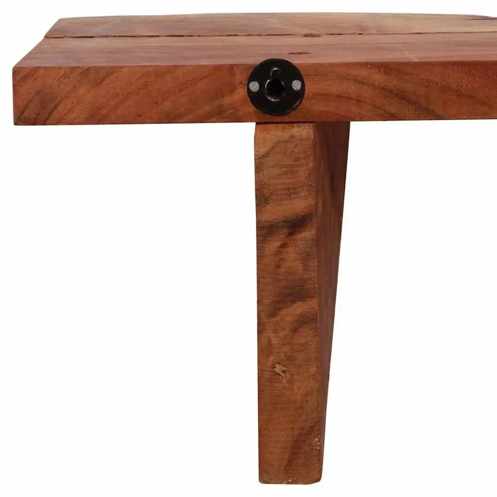 Solid Acacia Wood Wall Shelves 2 pcs 90x20x18 cm