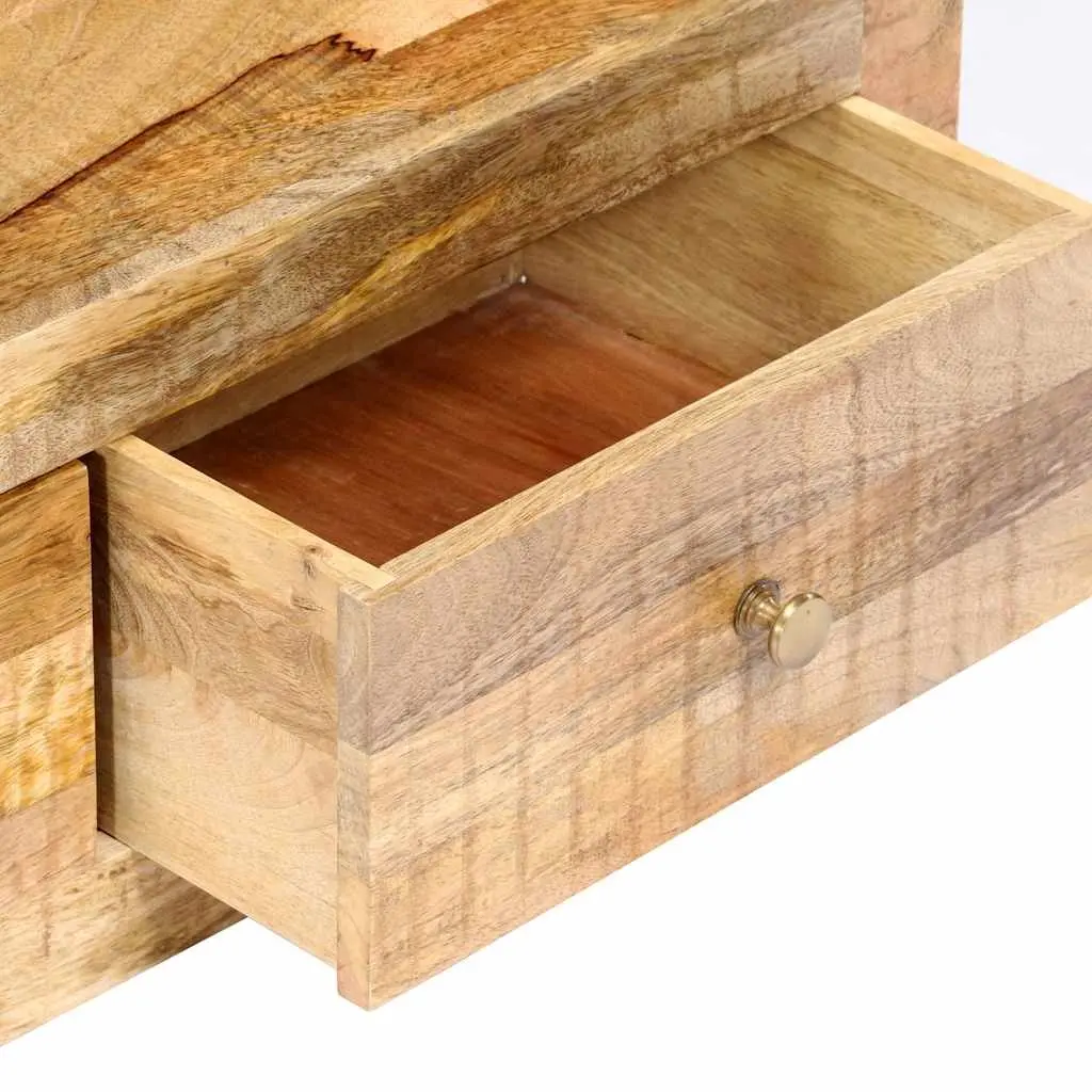 TV Stand Solid Mango Wood Brown 120x30x40cm Storage Unit Furniture