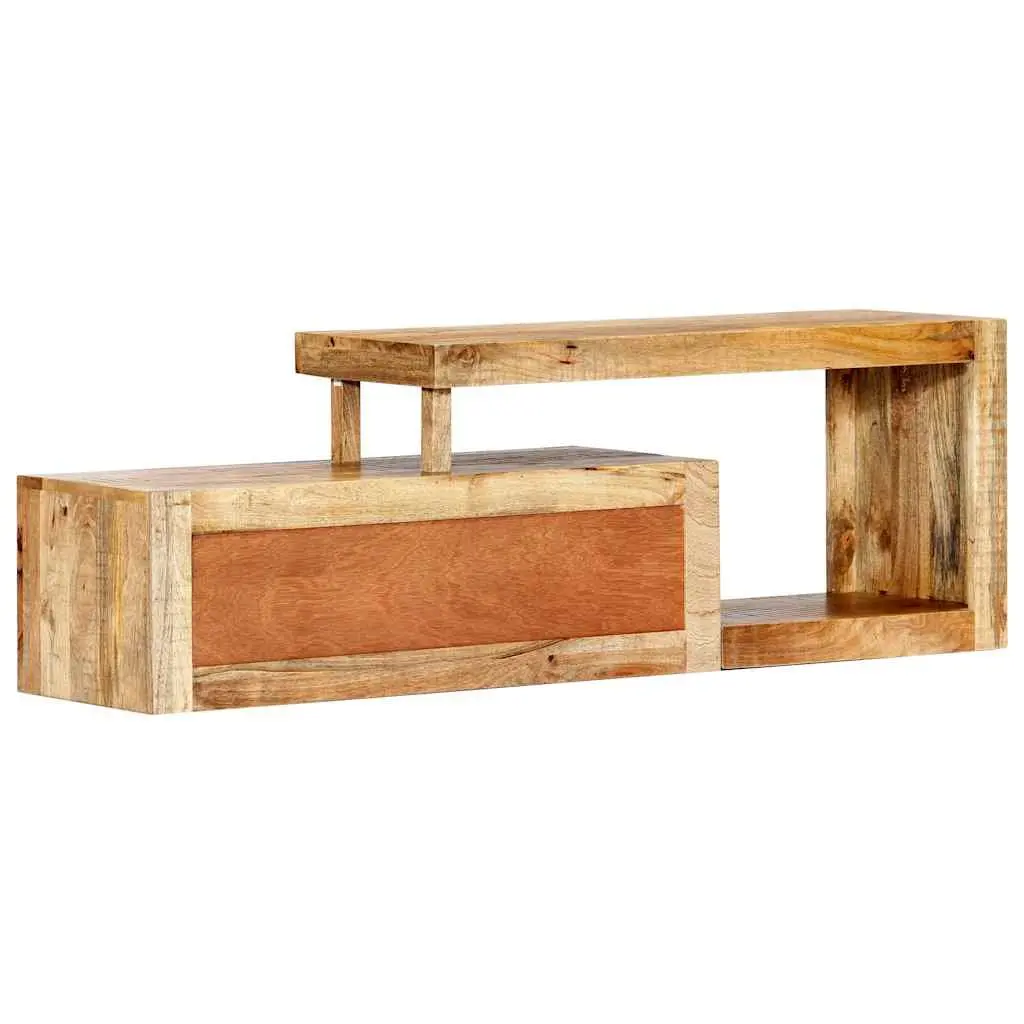 TV Stand Solid Mango Wood Brown 120x30x40cm Storage Unit Furniture