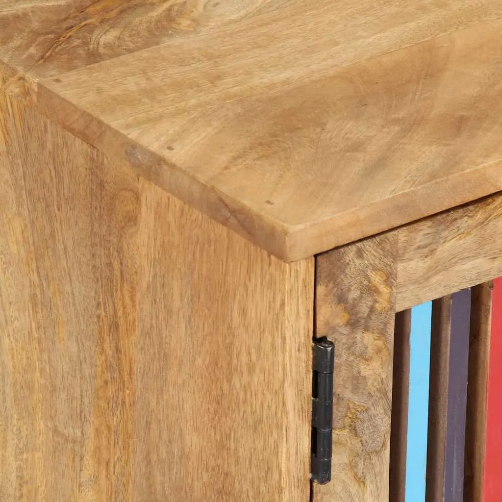 Solid Mango Wood TV Cabinet 120x30x40cm for Storage