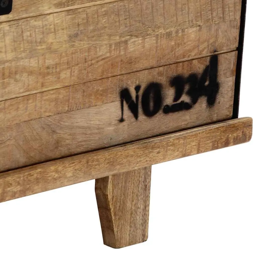 Brown Solid Mango Wood TV Cabinet 120x30x40 cm