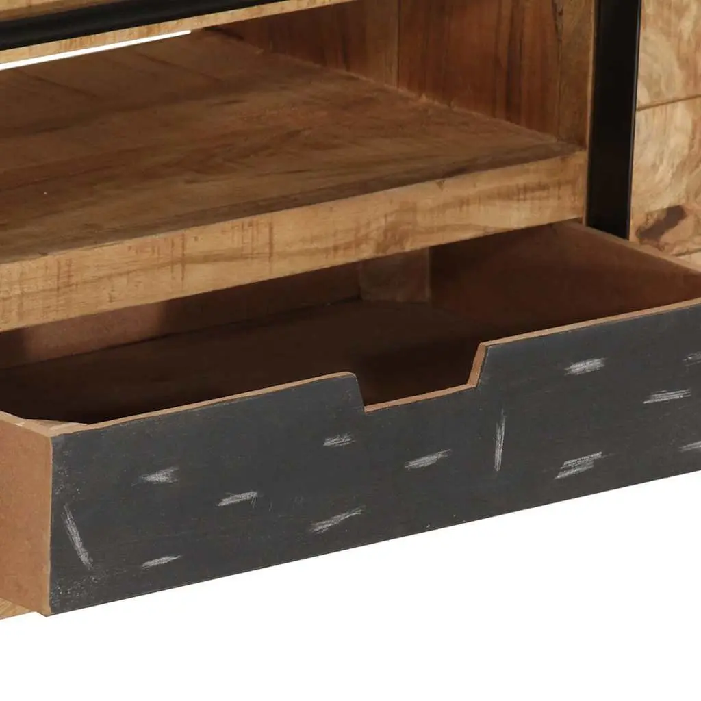 Brown Solid Mango Wood TV Cabinet 120x30x40 cm