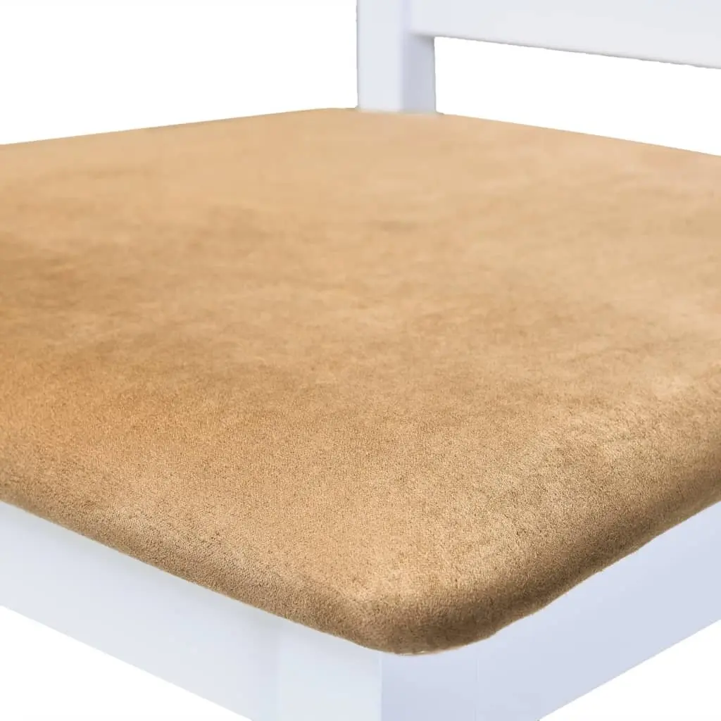 Bar Table and Stool Set Dark Brown 5 Piece MDF Wood