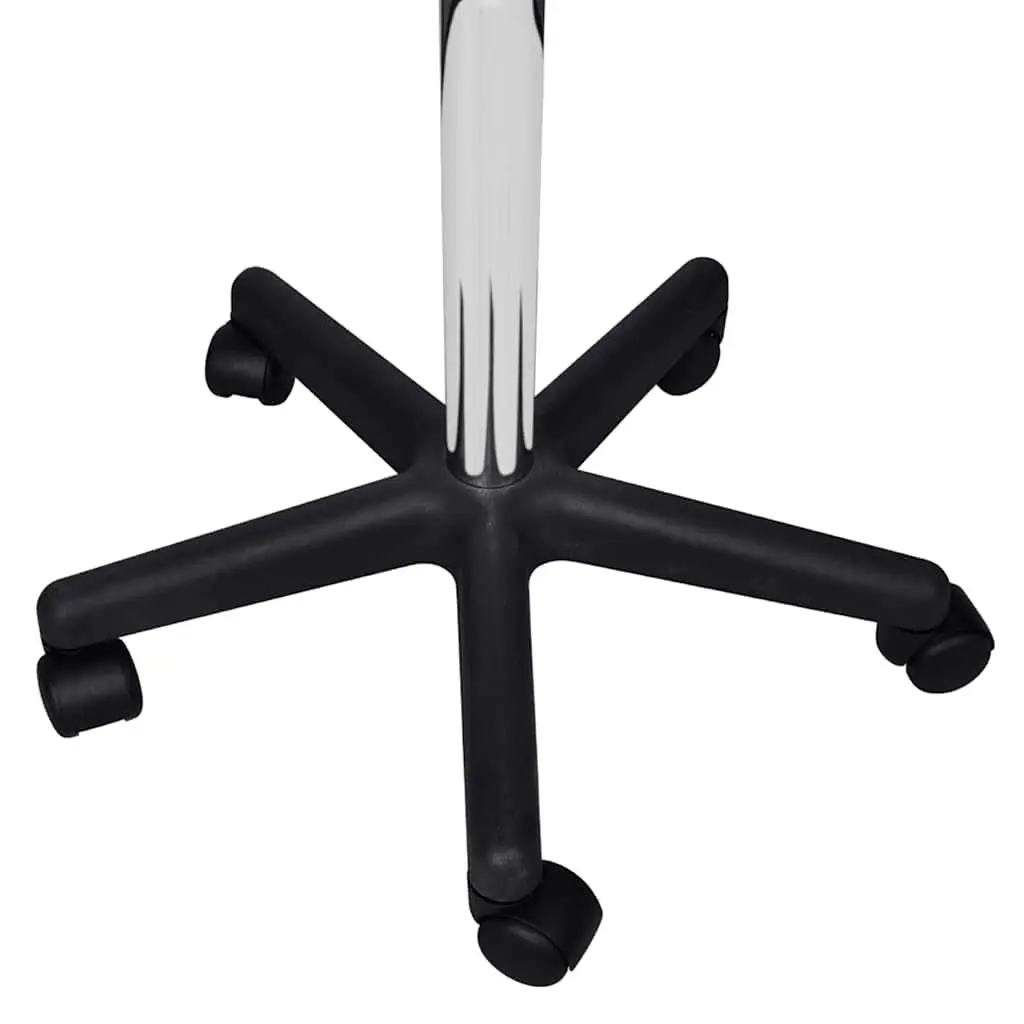 Office Stools 2 pcs Black Adjustable Height Gas Lift Modern Desk Chair Castors