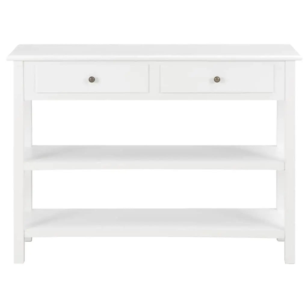 White Sideboard Storage Cabinet with Drawers