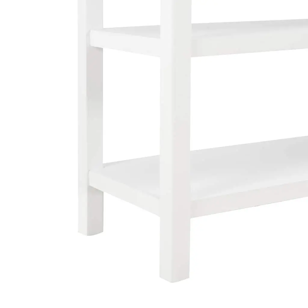 White Sideboard with 2 Drawers and 2 Shelves