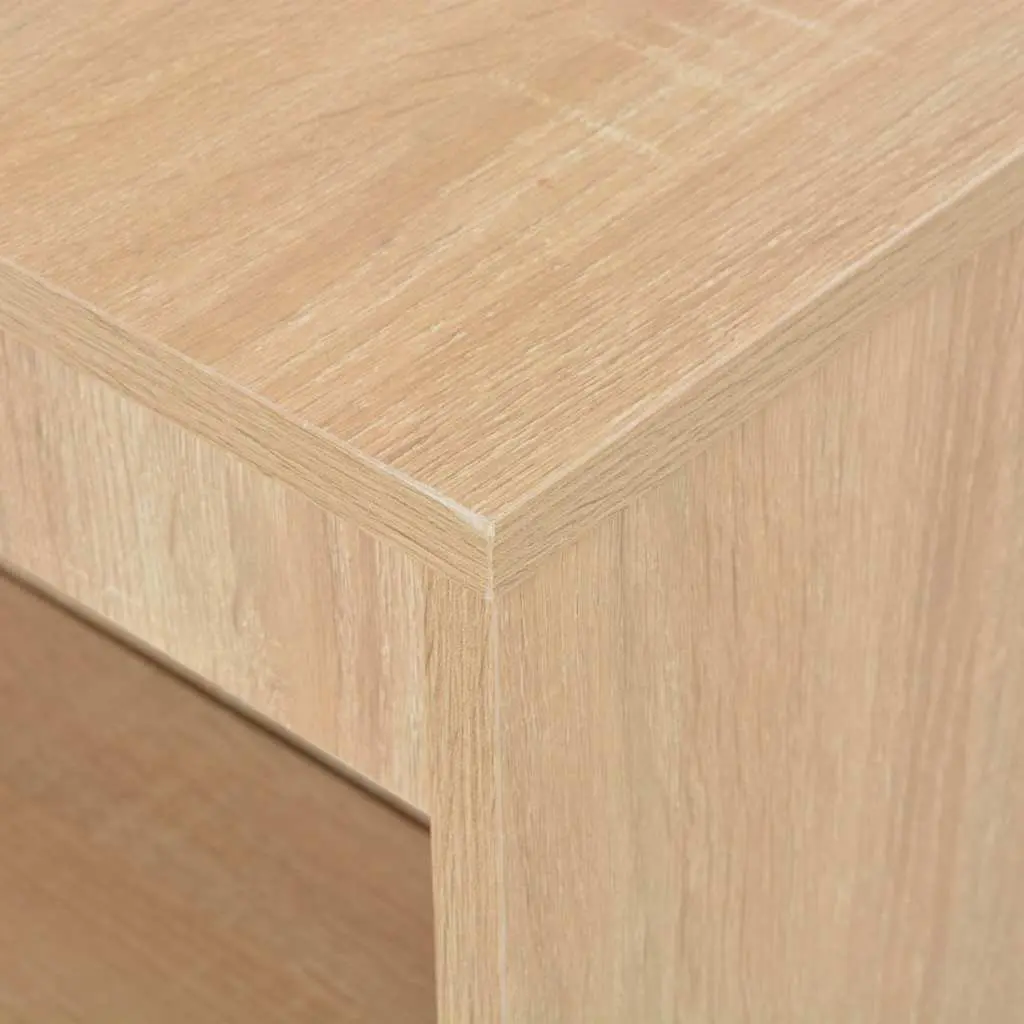 Brown Bar Table with Storage Shelf for Dining Areas