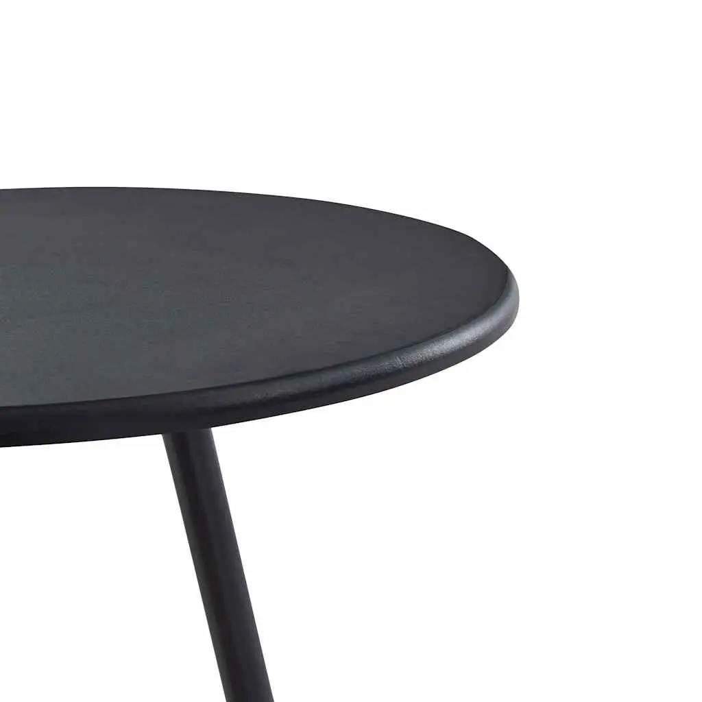 Black Bar Table for Dining and Bistro Settings