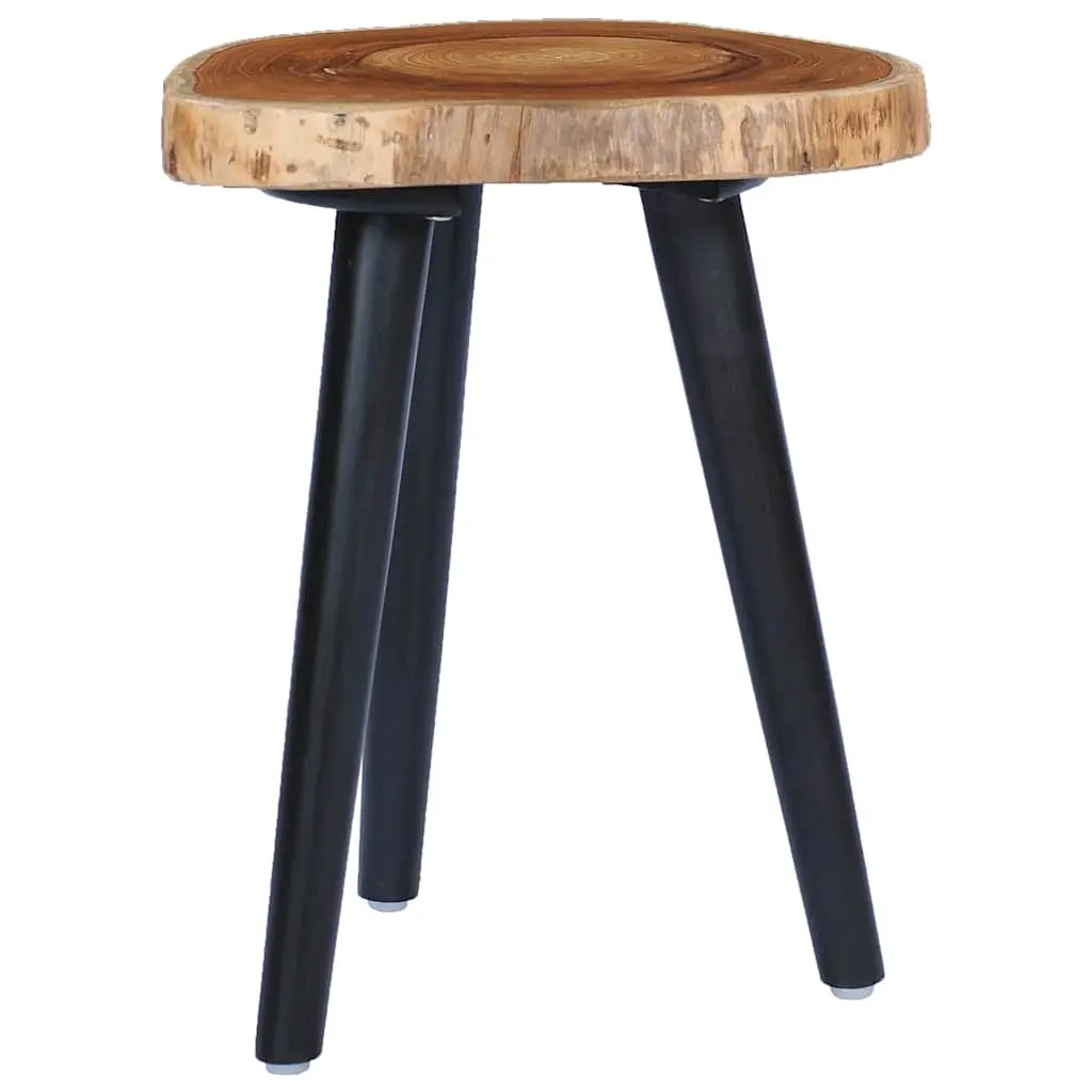 Round Coffee Table with Teak Root Top and Mango Wood Base