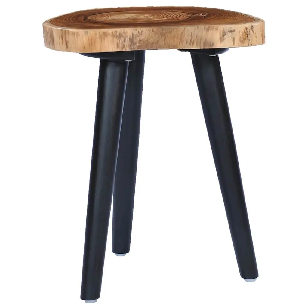 Round Coffee Table with Teak Root Top and Mango Wood Base