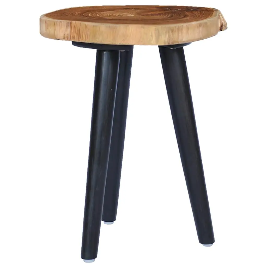 Round Coffee Table with Teak Root Top and Mango Wood Base