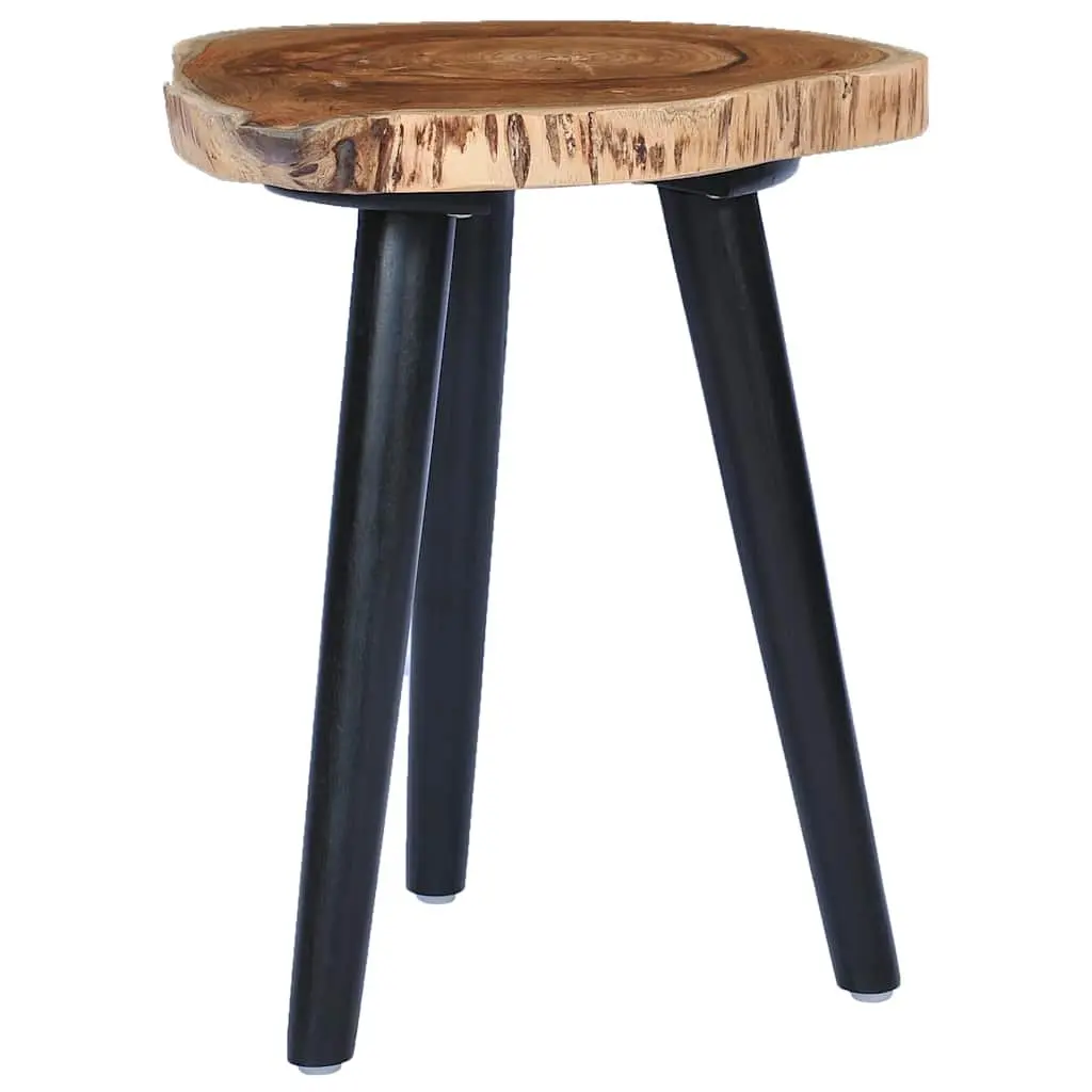 Round Coffee Table with Teak Root Top and Mango Wood Base