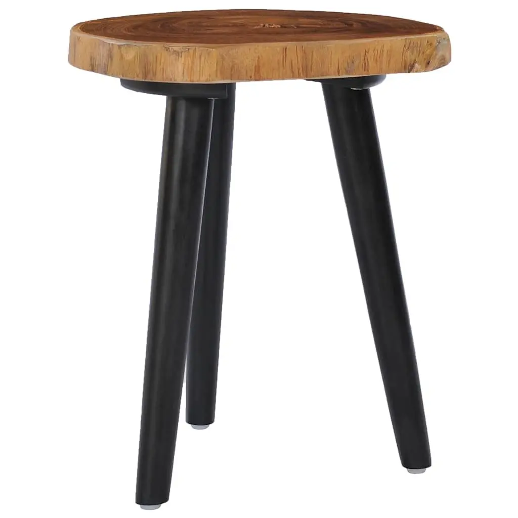 Round Coffee Table with Teak Root Top and Mango Wood Base