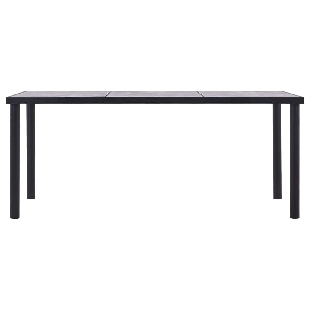 Dining Table Black Concrete Grey Kitchen Room Modern Design 180x90x75 cm