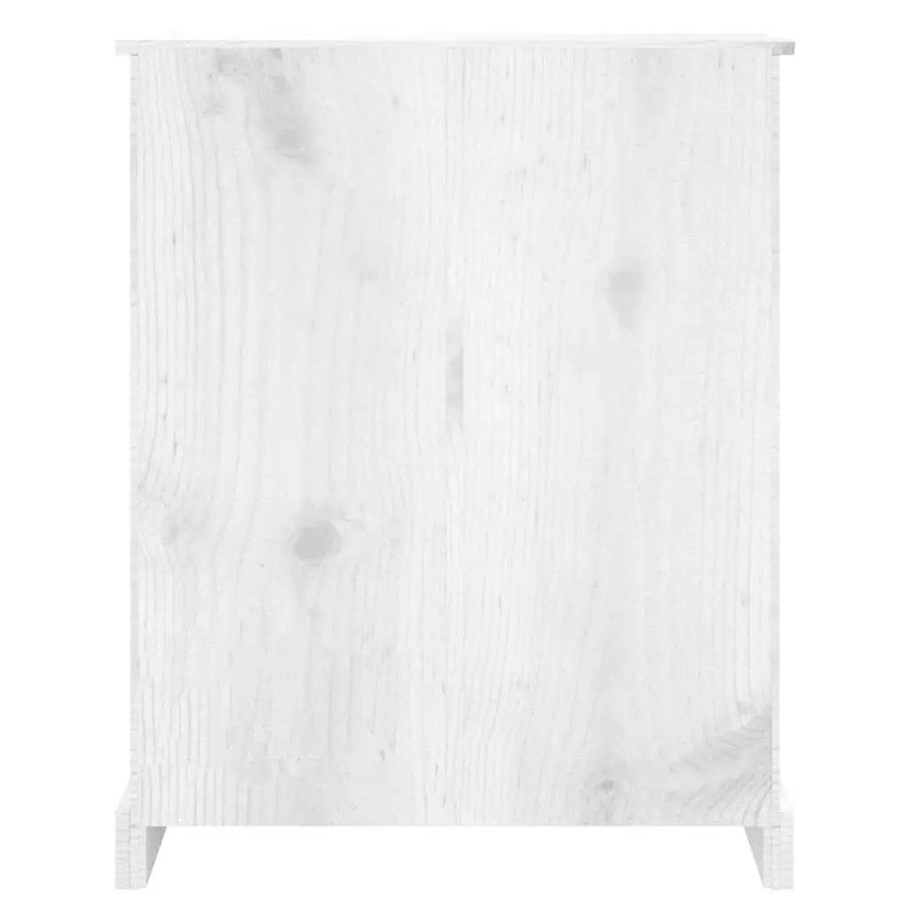 3-Tier Wooden Bookcase in White for Home Storage