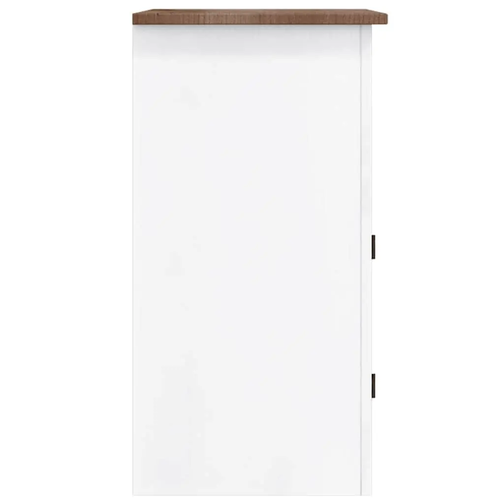 Mexican Style White TV Cabinet for Living Room