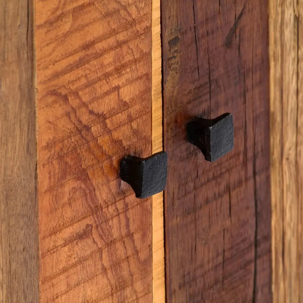 Side Cabinet Mid-Century Style 60x35x76cm Solid Reclaimed Wood Brown