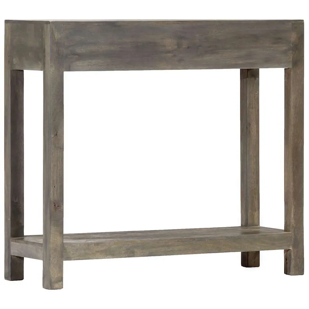 Grey Console Table with Storage 86x30x76cm