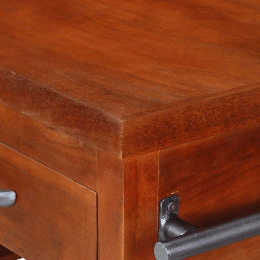 Kitchen Trolley Vintage Solid Acacia Wood 100x48x89cm Brown Storage Cart