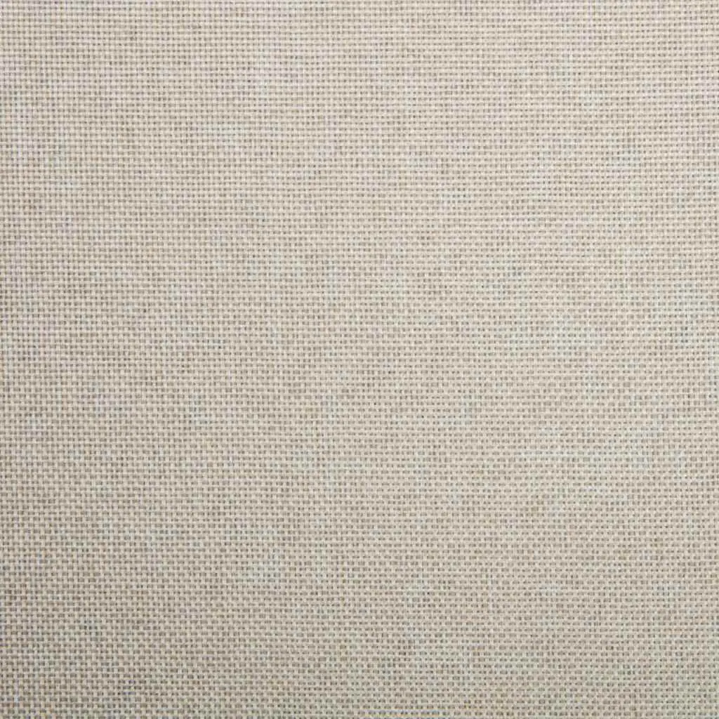 Cream Fabric Ergonomic Swivel Dining Chair