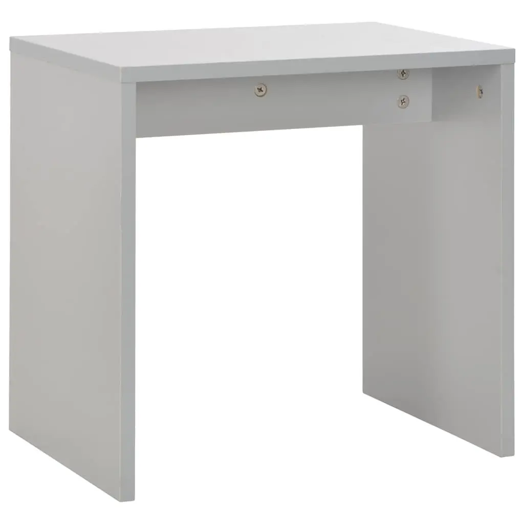 Grey Vanity Makeup Table with Mirror and Stool