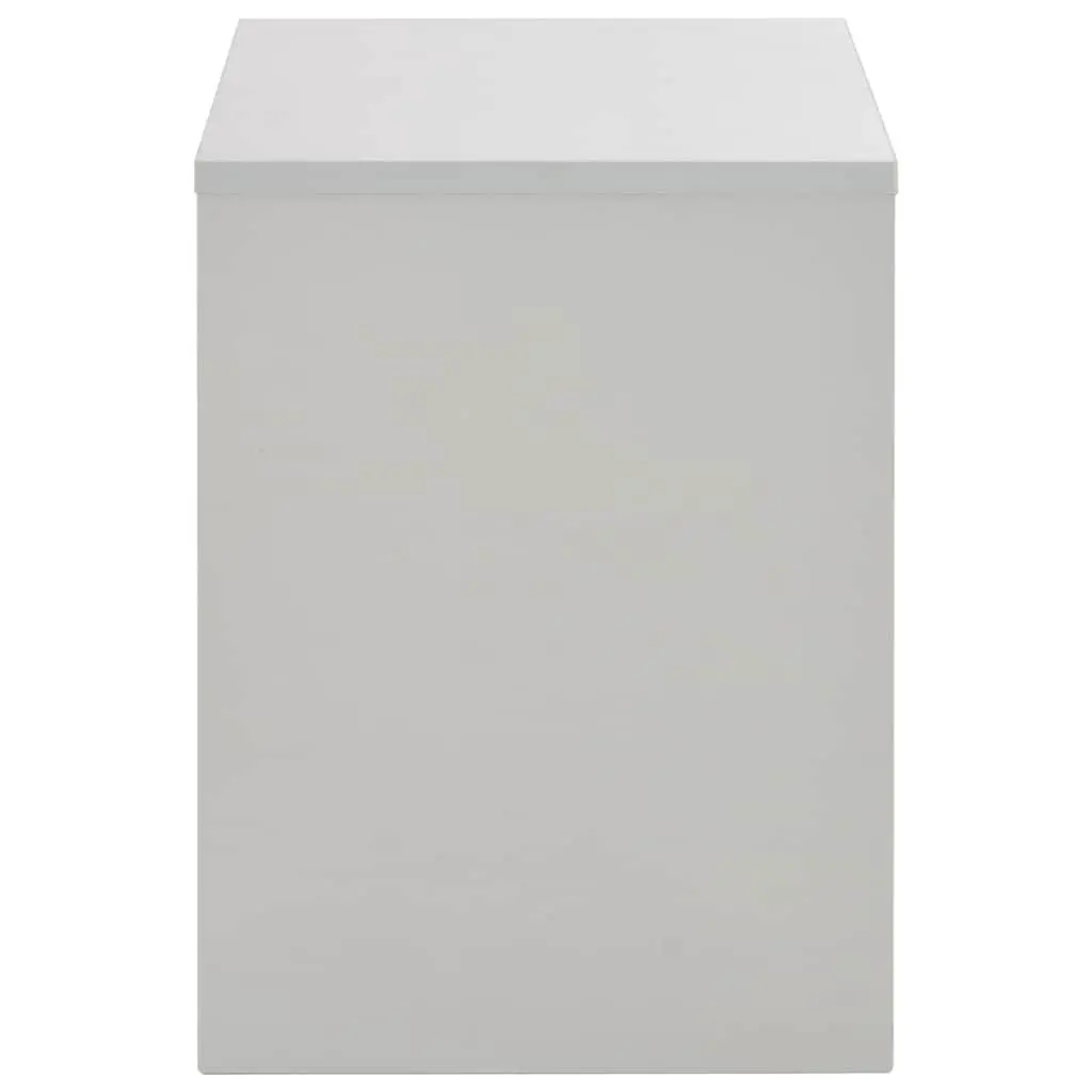 Grey Vanity Makeup Table with Mirror and Stool