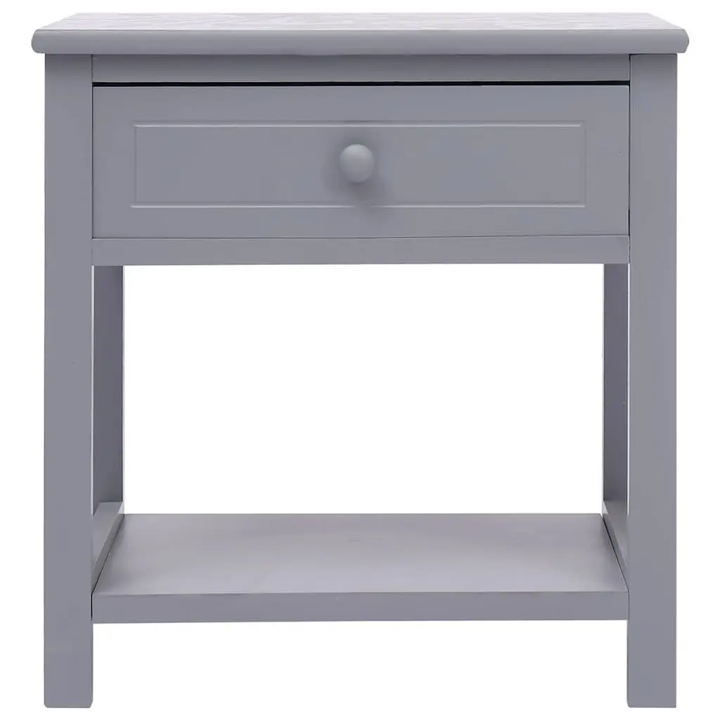 Grey Bedside Tables 2 pcs 40x29x42 cm
